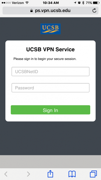 ios vpn screenshot