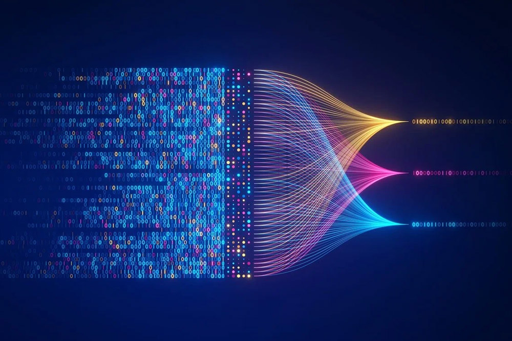 Abstract visualizing of network traffic